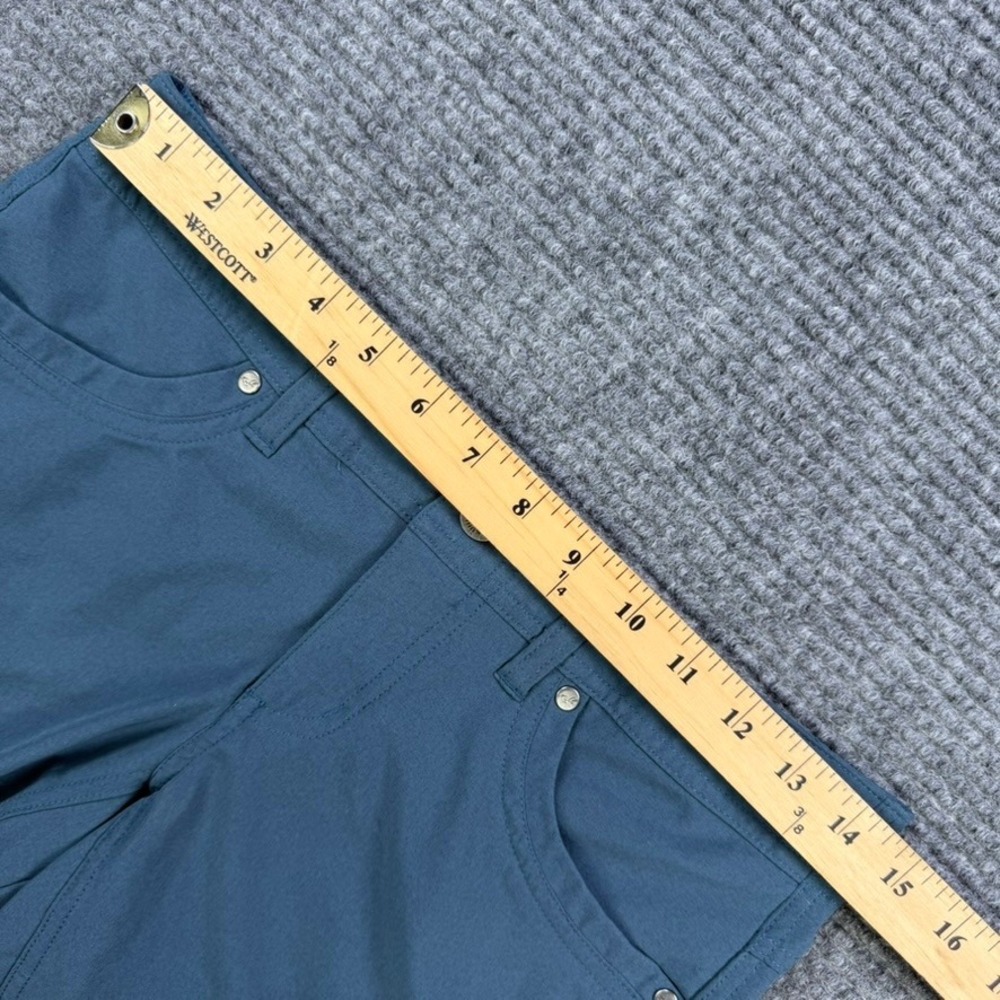Kuhl Splash 9.5" Inseam Cargo Short Women 2 Blue Hiking Trail Outdoor Drawstring - Picture 9 of 13